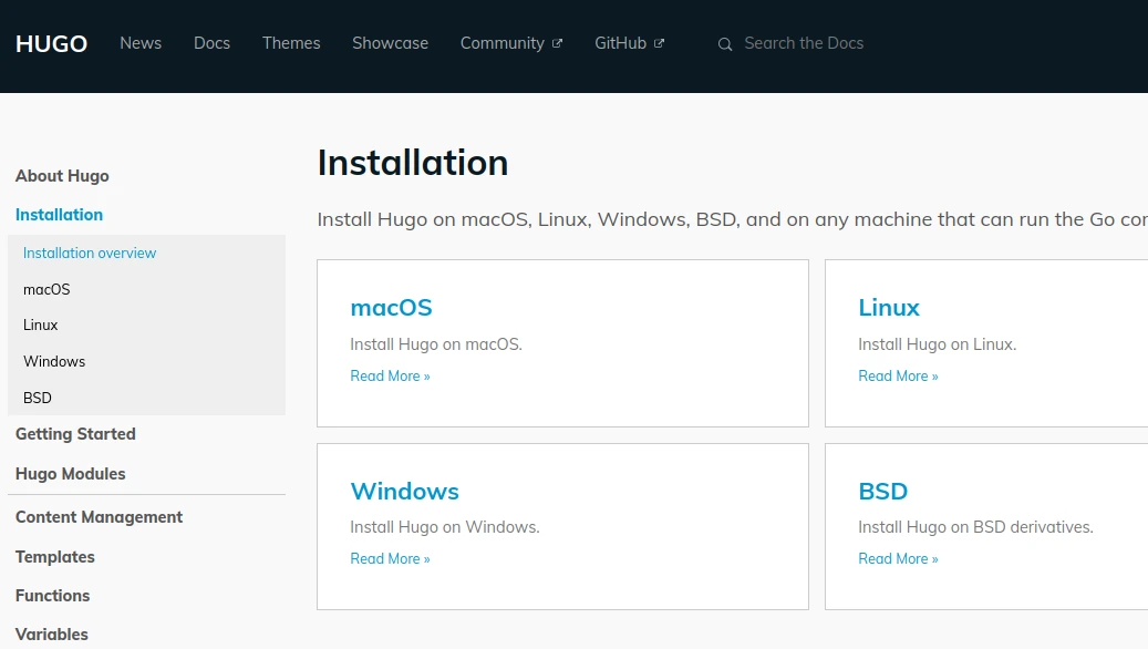 You can install [hugo](https://gohugo.io/installation/) on any major computer operating system.